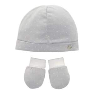 Conjunto gorro y manoplas Topos
