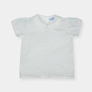 Camisa Plisada cuello bebé