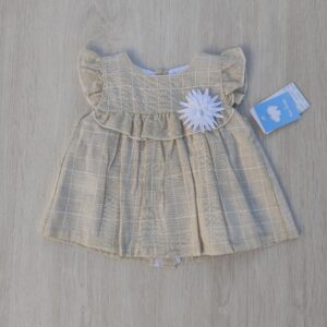 VESTIDO Cuadros Flor Niña Mac Ilusion
