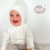 Gorro Orejero y Pelo Sintetico Pangasa  Marfil