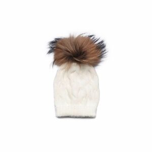 Alternative view of Gorro Suelto Trenzas Pompom Pelo Juliana
