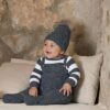 Gorro Suelto Trenzas Pompom Pelo Juliana