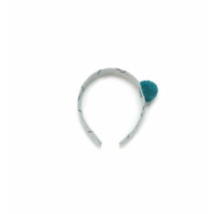 Diadema Cuadros Pompom Juliana
