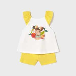 Alternative view of Conjunto short aplique Mayoral