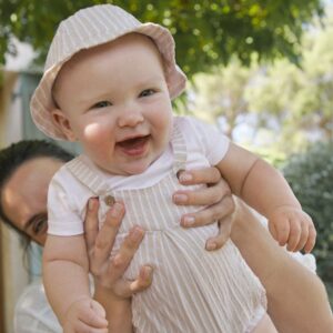 Pelele corto y Gorro Niño Mayoral