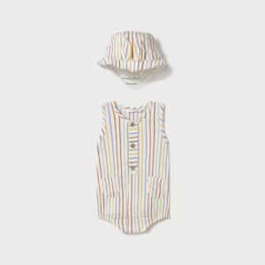 Pelele y Gorro Plana Niño Mayoral