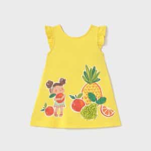 Alternative view of Vestido punto Serigrafiado Niña Mayoral