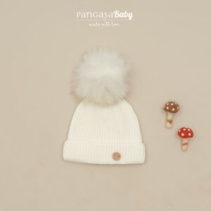 Gorro Perlado  Pelo Sintético Pangasa Marfil