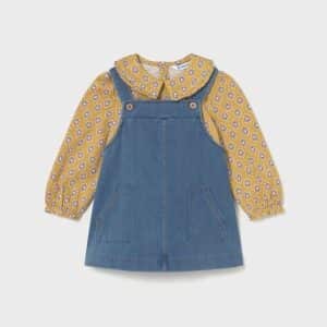 Alternative view of Conjunto falda peto y camiseta bebé Niña Mayoral