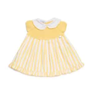 Alternative view of Vestido Rayado cuello Limón Juliana
