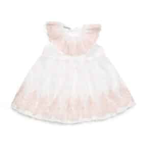 Alternative view of Vestido cintura encaje volantes Juliana