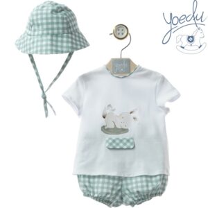 Alternative view of Conjunto ranita con gorro Familia GRES Yoedu