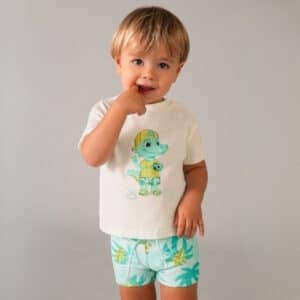 Conjunto baño camiseta Mayoral Aguamarina