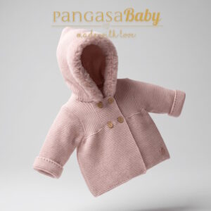Abrigo pelo cosido PANGASA BABY Rosa Empolvado