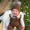 Conjunto peto largo volante Chocolate PANGASA