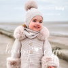 Set Gorro y Pelo Natural Piedra Pangasa Baby